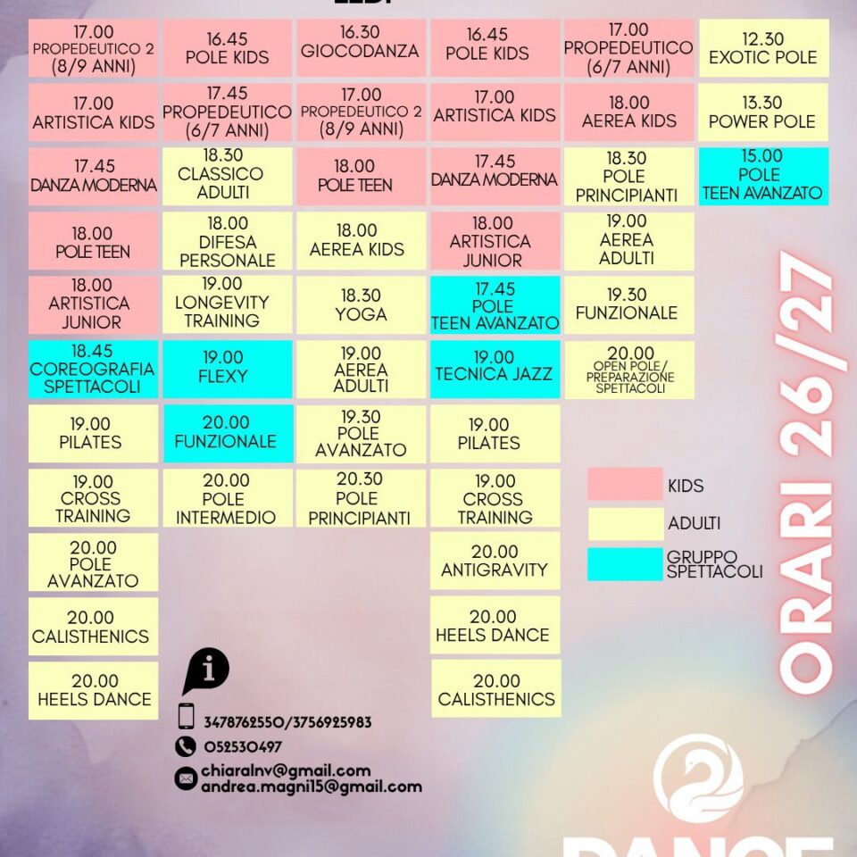 ORARI 26/27